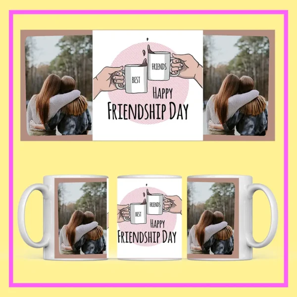 Personalized Friendship Day Mug – Best Friends Coffee Mug Gift for Friendship Day