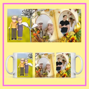 Personalized Love Mug – Custom Photo & Name Printed Coffee Mug Gift for Couples & Valentine’s Day