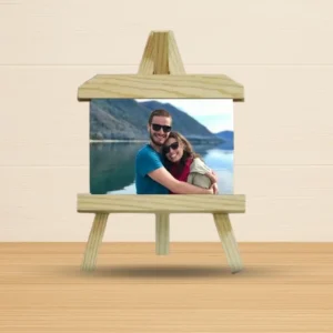 wooden easel