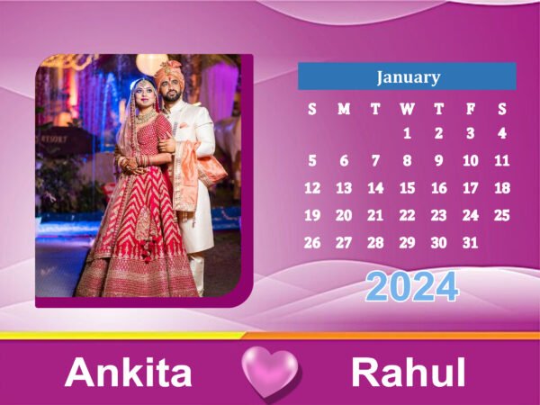Custom Printed Calendar – Personalized Photo and Logo Calendar for Home, Office, and Corporate Branding