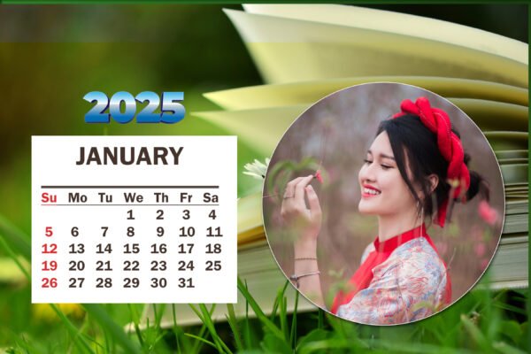 Custom Printed Calendar – Personalized Photo and Logo Calendar for Home, Office, and Corporate Branding