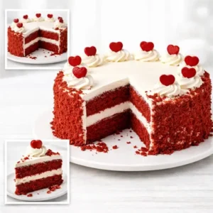 Red velvet cream cake with same day delivery in Burdwan