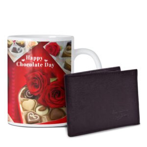 Chocolate Day mug with wallet combo same day delivery in Burdwan