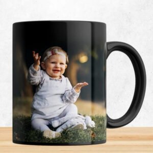 Personalized Black Photo Mug – Custom Photo Coffee Mug | Same Day Delivery in Burdwan