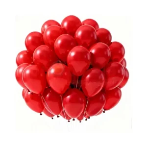 red balloons for decoration