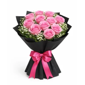 pink rose bouquet